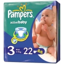 ПОДГУЗНИКИ Pampers Activ baby 4-9кг. (10шт.) /12